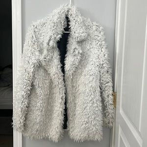 Faux fur jacket